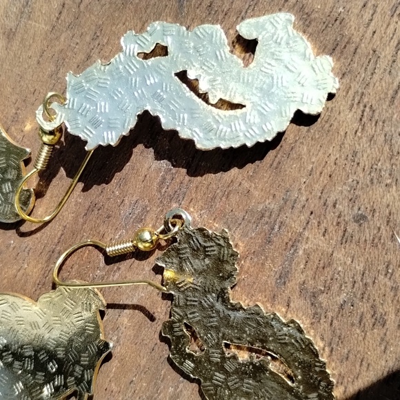 Vintage Wild Bryde Hummingbird , Dragon & Butterfly Cloisonne Enameled Dangling - Picture 8 of 9